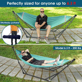 Tranquillo Original Collapsible Hammock with Stand, Sky
