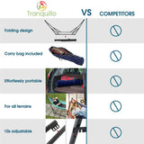 Tranquillo Original Collapsible Hammock with Stand, Sky