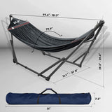 Tranquillo Universal Hammock with Stand, Black