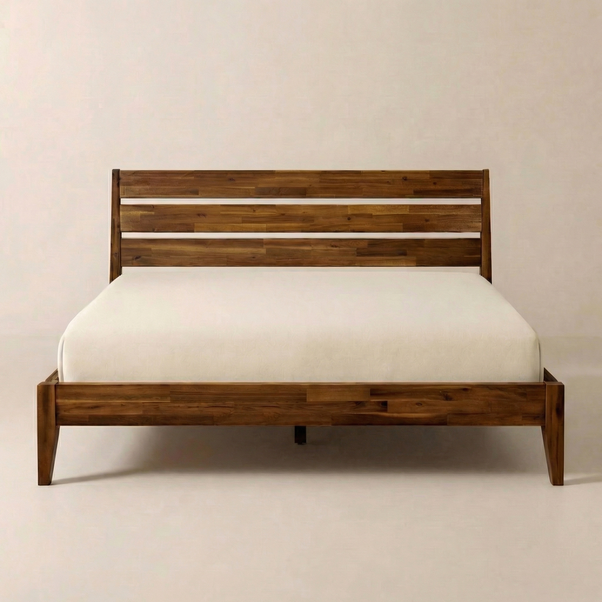 Acacia Emery Bedframe with headboard