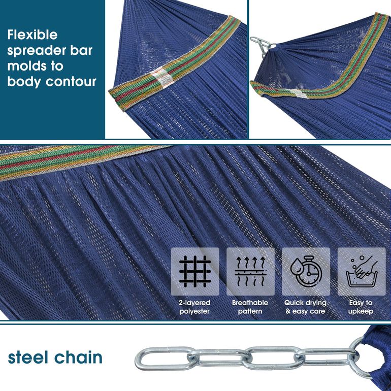 Tranquillo Original Collapsible Hammock with Stand, Indoor and Outdoor
