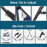 Tranquillo Original Collapsible Hammock with Stand, Aegean