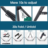 Tranquillo Original Collapsible Hammock with Stand, Peacock