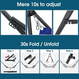 Tranquillo Original Collapsible Hammock with Stand, Blue