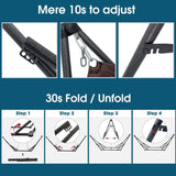 Tranquillo Original Collapsible Hammock with Stand, Brown