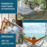 Tranquillo Original Collapsible Hammock with Stand, Grey