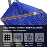 Tranquillo Universal Hammock with Stand, Blue