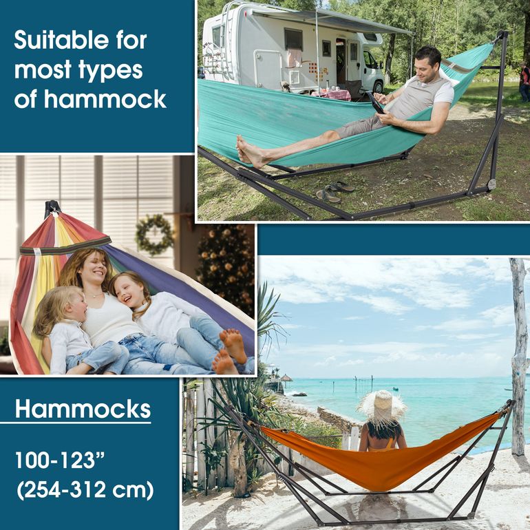 Tranquillo Original Collapsible Hammock with Stand, Sky