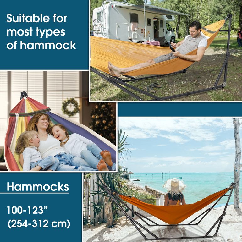Tranquillo Original Collapsible Hammock with Stand, Yellow