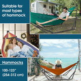 Tranquillo Original Collapsible Hammock with Stand, Peacock