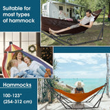 Tranquillo Original Collapsible Hammock with Stand, Brown