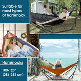 Tranquillo Original Collapsible Hammock with Stand, Black