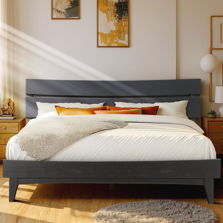 Acacia Aurora Bed Frame with Headboard