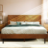 Acacia Alander Bed Frame with Headboard