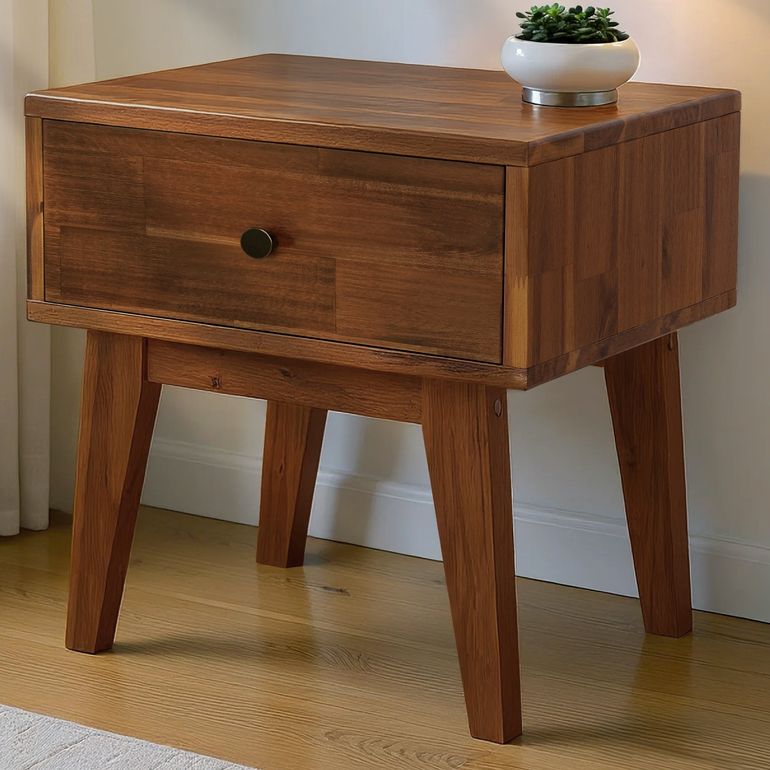 Acacia Sofia Nightstand with drawer
