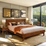 Acacia Aurora Bed Frame with Headboard