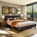 Acacia Aurora Bed Frame with Headboard