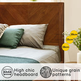 Acacia Alander Bed Frame with Headboard
