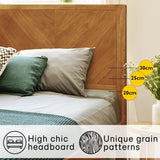 Acacia Alander Bed Frame with Headboard
