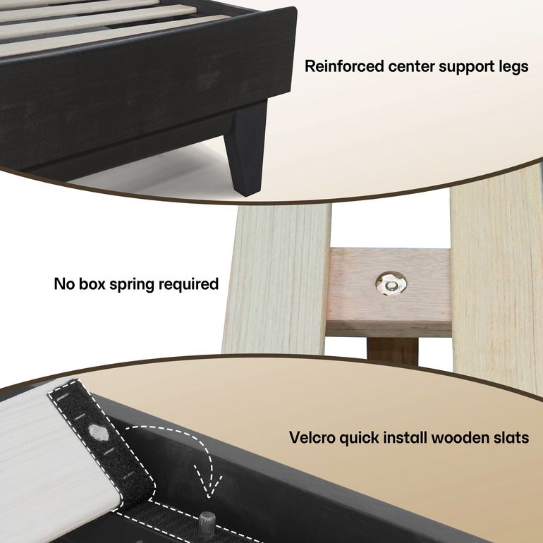 Acacia Aurora Bed Frame with Headboard