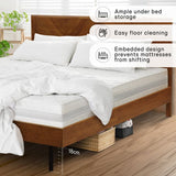 Acacia Alander Bed Frame with Headboard