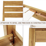 Acacia Emery Bedframe with headboard