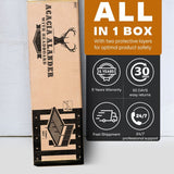 Acacia Alander Bed Frame with Headboard