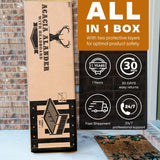 Acacia Alander Bed Frame with Headboard