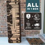 Acacia Emery Bedframe with headboard