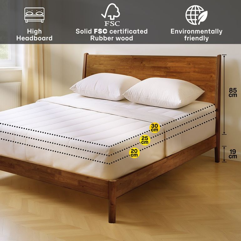 Acacia Haven Bed Frame and Headboard