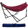 Tranquillo Original Collapsible Hammock with Stand, Red