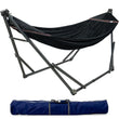 Tranquillo Original Collapsible Hammock with Stand, Black