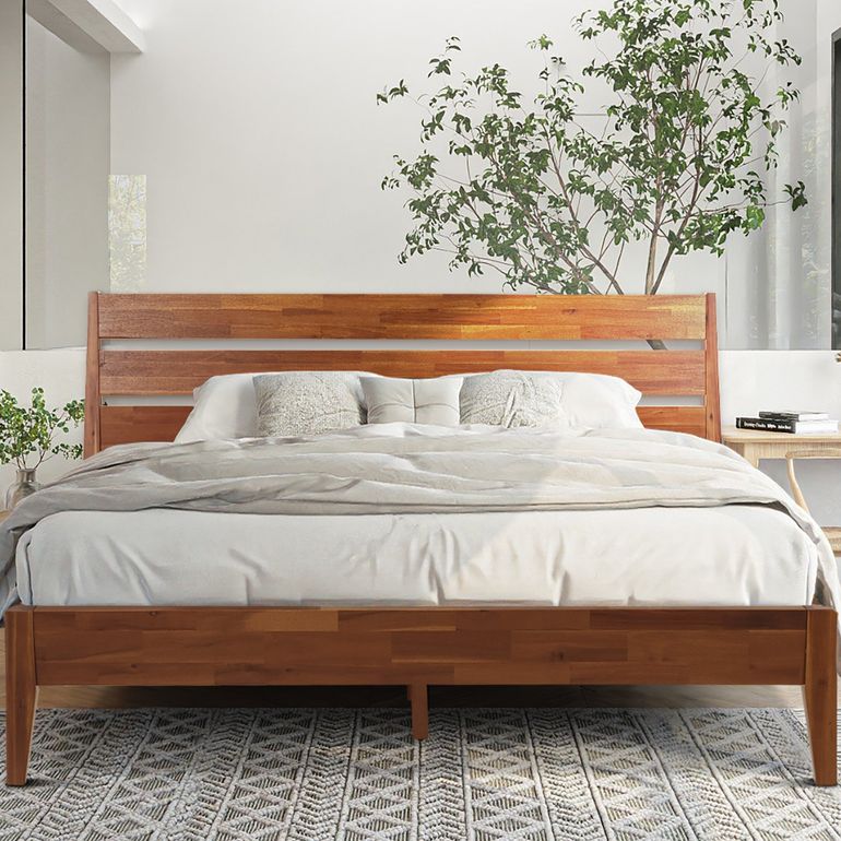 Acacia Emery Bedframe with headboard