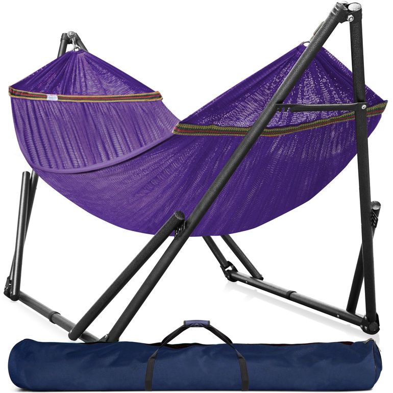 Tranquillo Universal Hammock with Stand, Purple
