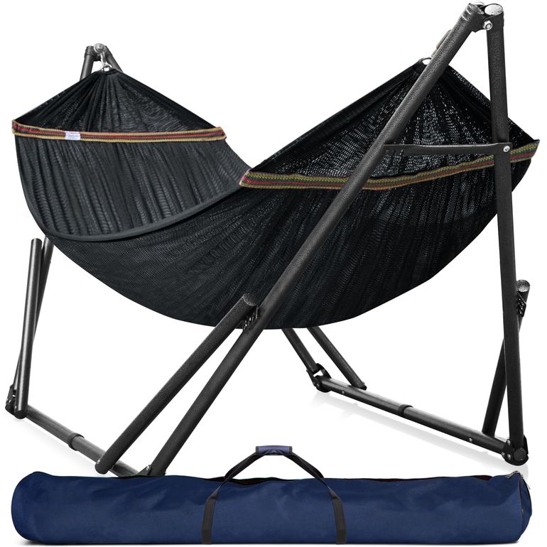 Tranquillo Universal Hammock with Stand, Black