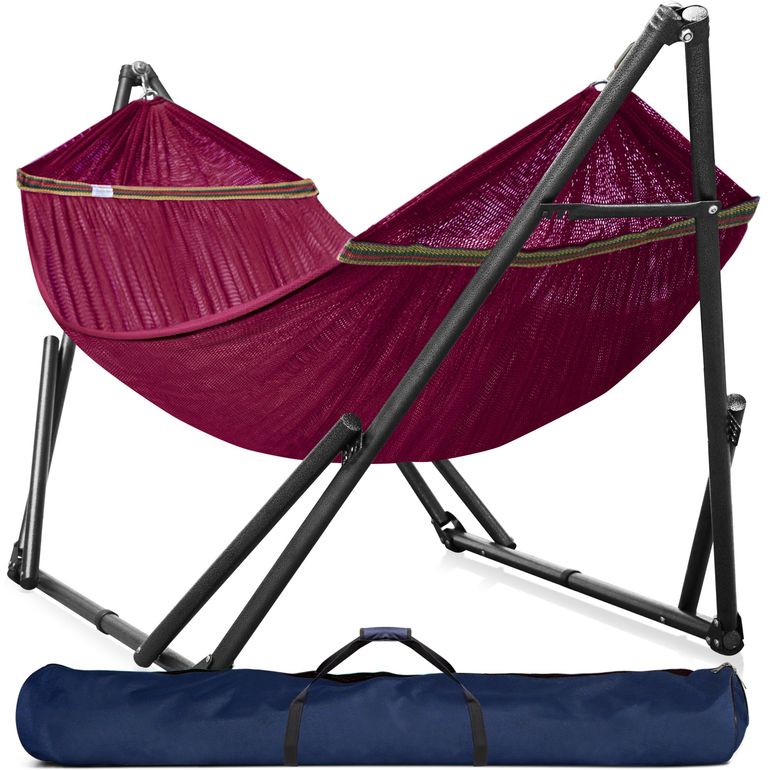 Tranquillo Universal Hammock with Stand, Red