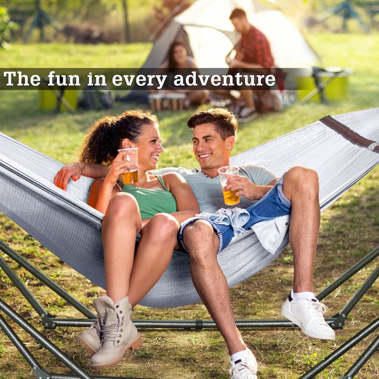 Tranquillo Universal Hammock with Stand, Grey