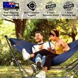 Tranquillo Original Collapsible Hammock with Stand, Aegean