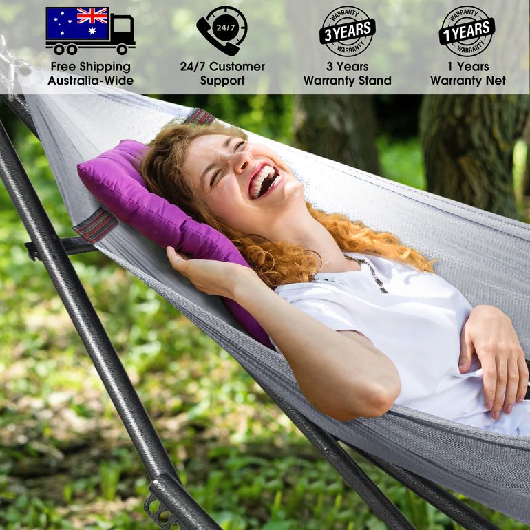 Tranquillo Universal Hammock with Stand, Grey