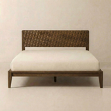 Sapa Solid Wood Platform Bed Frame With Headboard